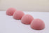 Rose Pink Flocked Round Puppet Nose - 40mm - FurriFingers